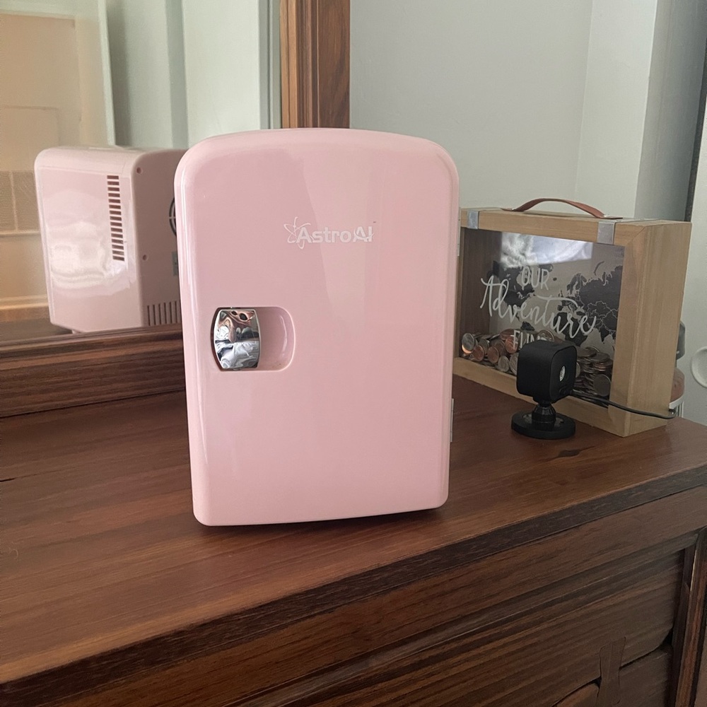Pink Skincare Fridge